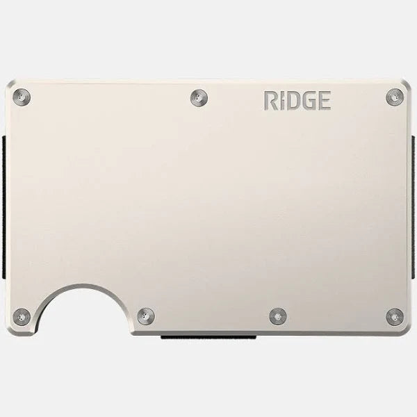 Aluminum - Monaco White- Ridge Wallet