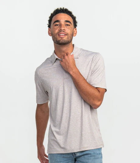 Heather Madison Stripe Polo - Bourbon