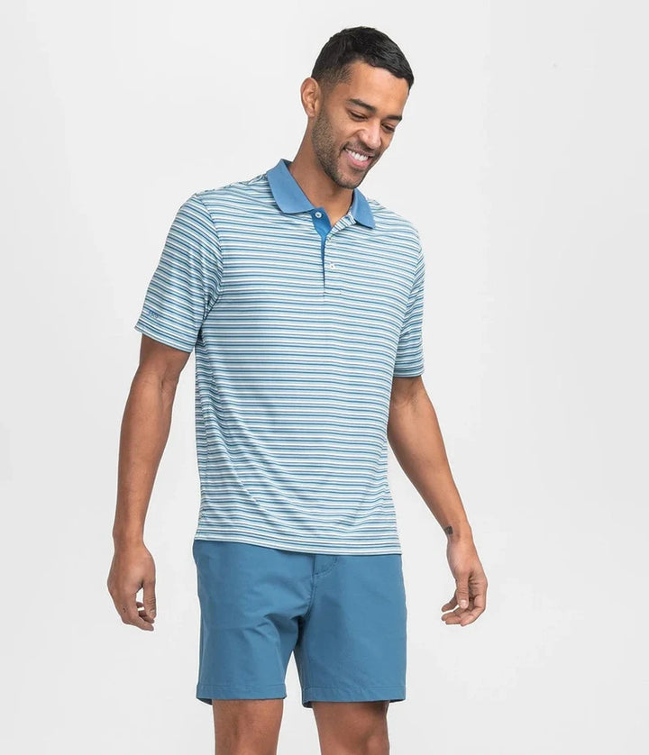 Southern Shirt Tucker Stripe Polo - Seacrest
