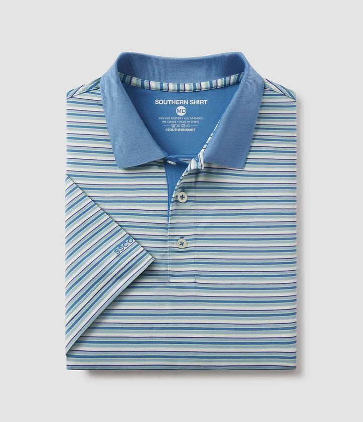 Southern Shirt Tucker Stripe Polo - Seacrest