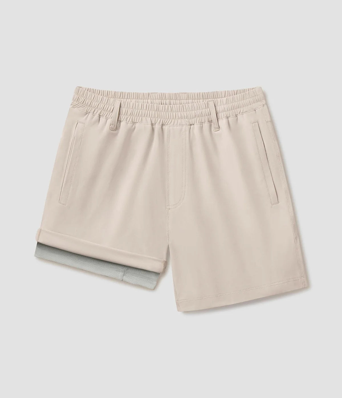 Everyday Hybrid Short With Belt Loops (5.5" inseam) - Pelican