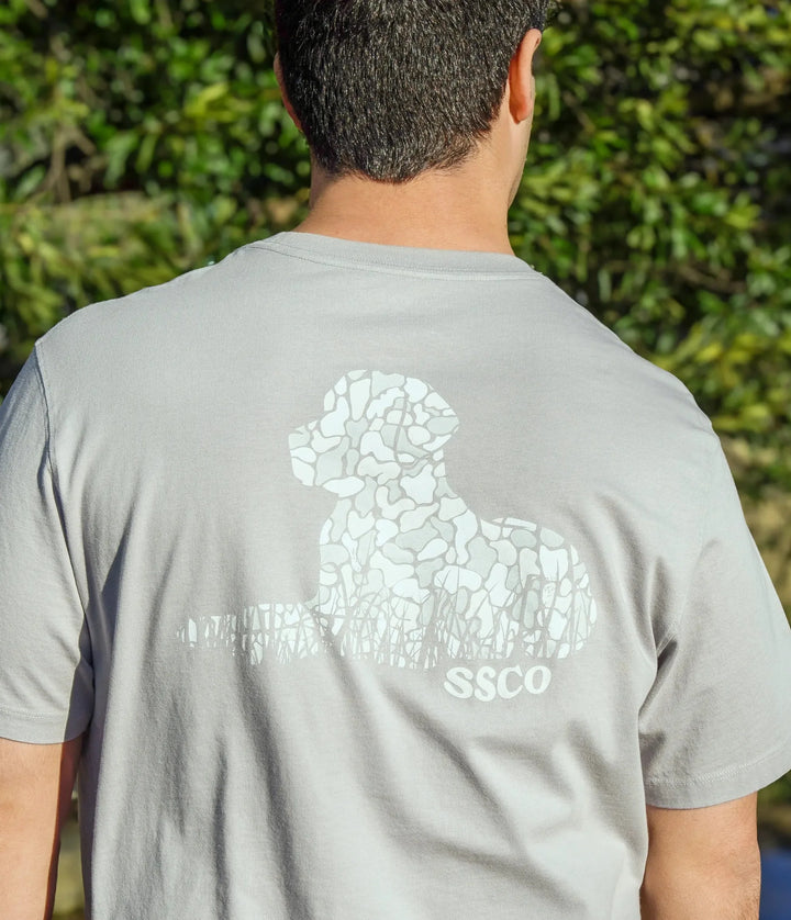 Bayou Dog Tee - Harbor Slate