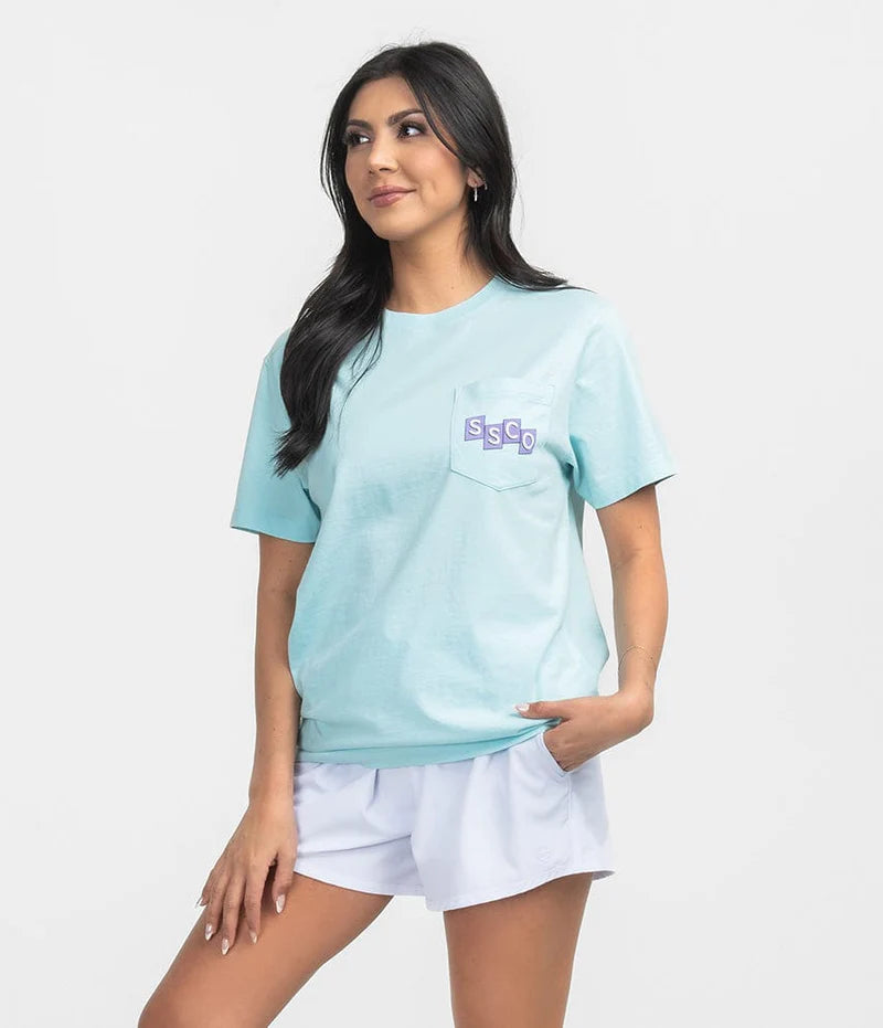 Enjoy The Good Life Tee SS - Aquamarine