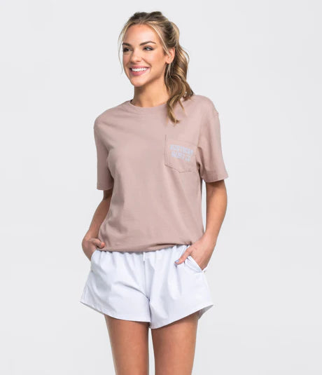 Gone Electric Tee - Mauve Shadows