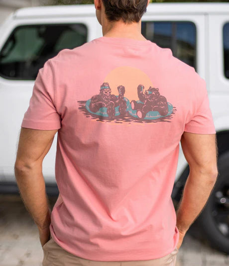 Root Bear Float Tee - Mauveglow