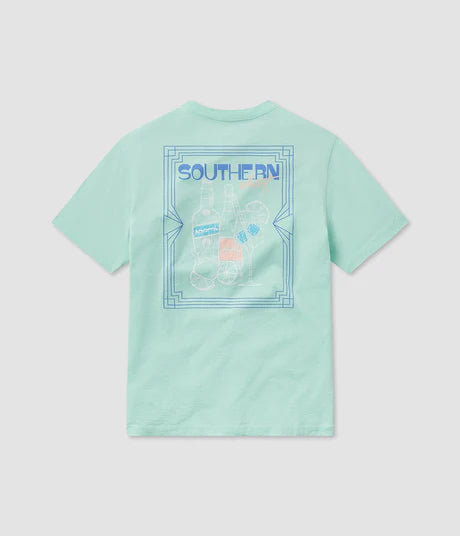 Touch of Spritz Tee - Beach Glass