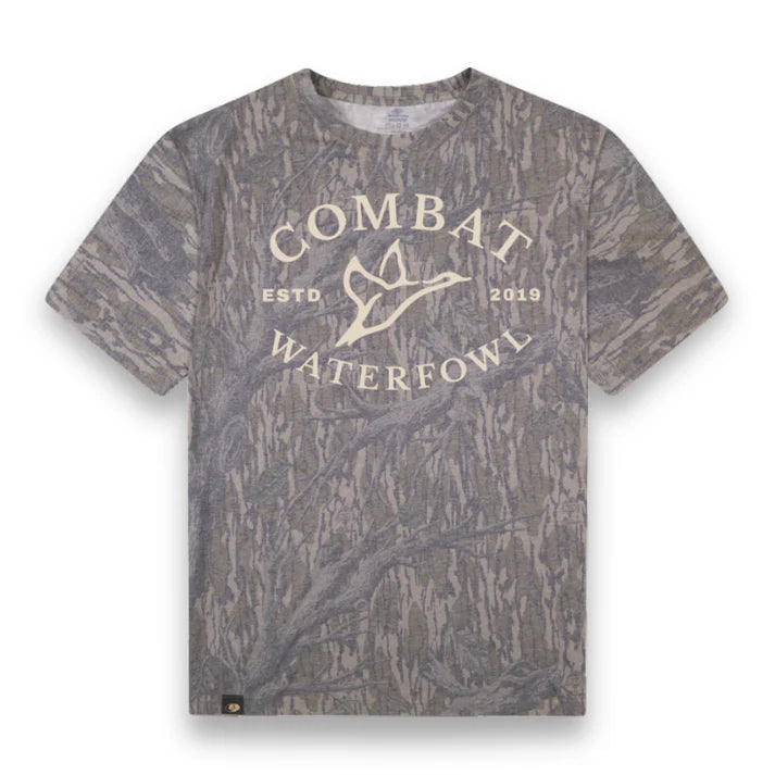 Mossy Oak Treestand Washed Out Vintage Logo Tee