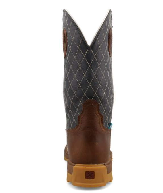 12" UltraLite X Work Boot - Brown & Dark Electric Blue