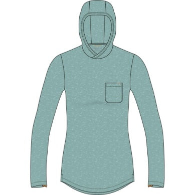 Women's Buxton Tech Hoodie - Frosty Green Heather