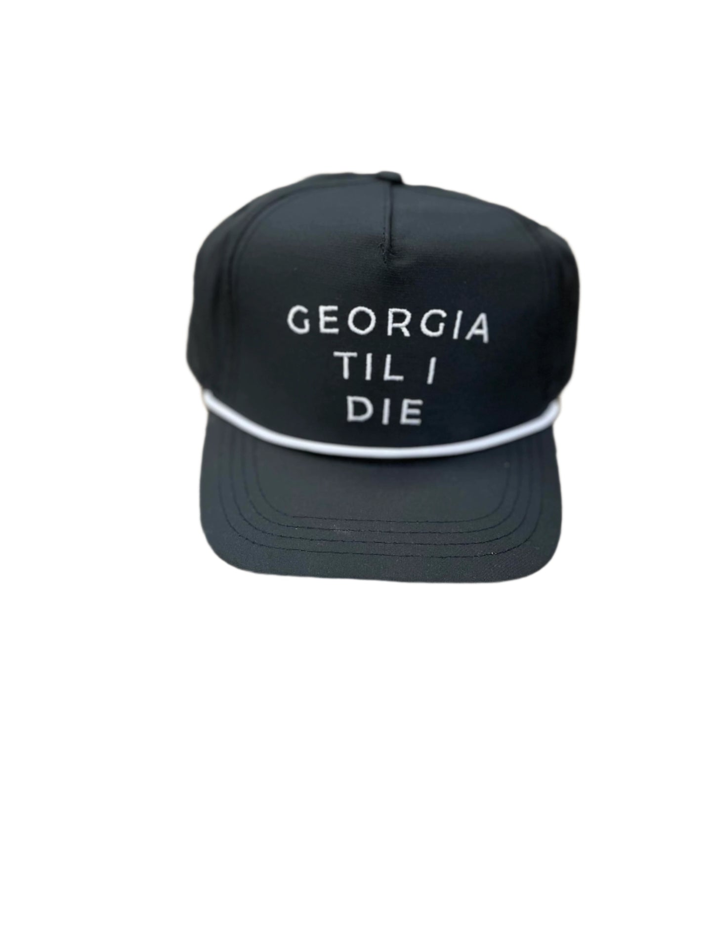 GA Till I Die Panel Performance Hat- Black