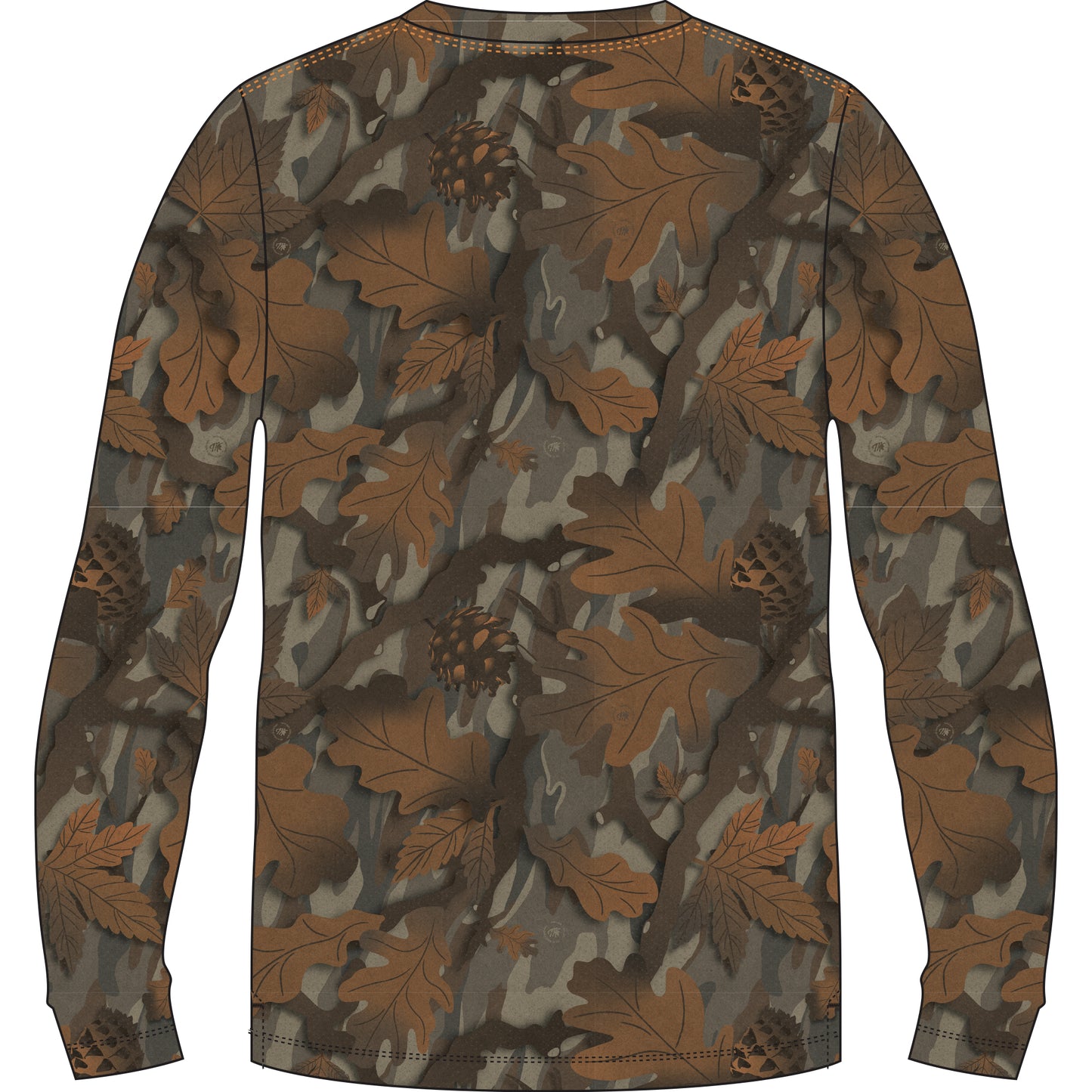 Buxton Hagood LS Tee - Lowland Canopy Camo