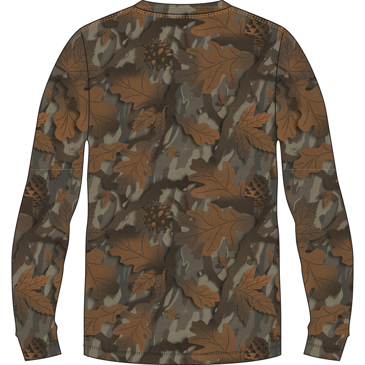 Buxton Hagood LS Tee - Lowland Canopy Camo
