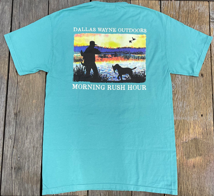 Morning Rush Hour Tee - Soothing Blue
