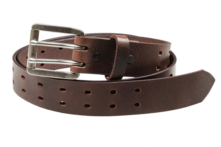 Rebel - 1.5" Double Prong Smooth- Dark Brown