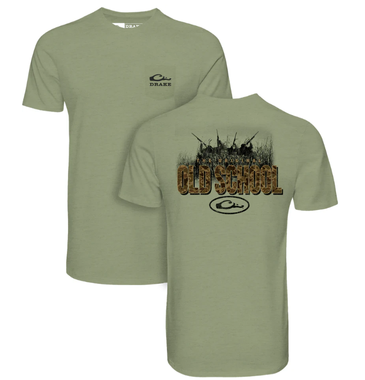 Original Old School T SS - Sage Light Heather