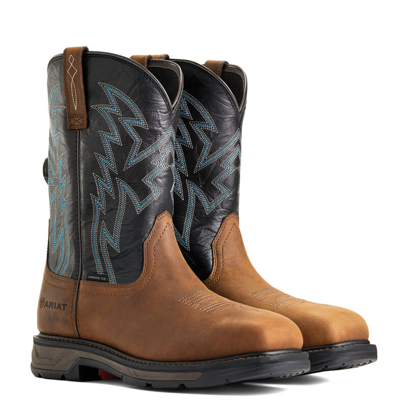 WorkHog XT BOA Carbon Toe Work Boot - Dark Earth