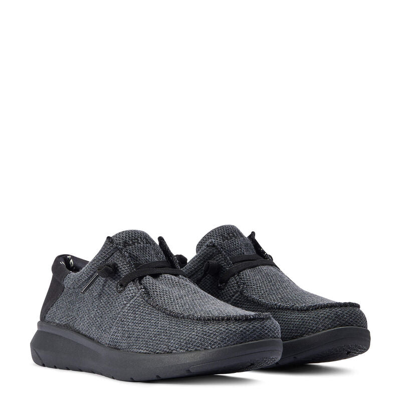 Hilo Stretch Lace - Charcoal/Heathered Smoke