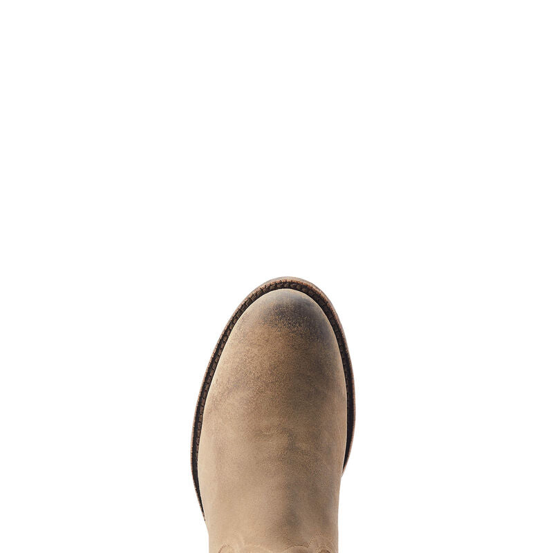 Downtown Roughout Western Boot - Grey