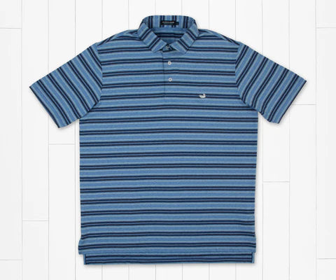 Havana Performance Polo - Blue/Navy