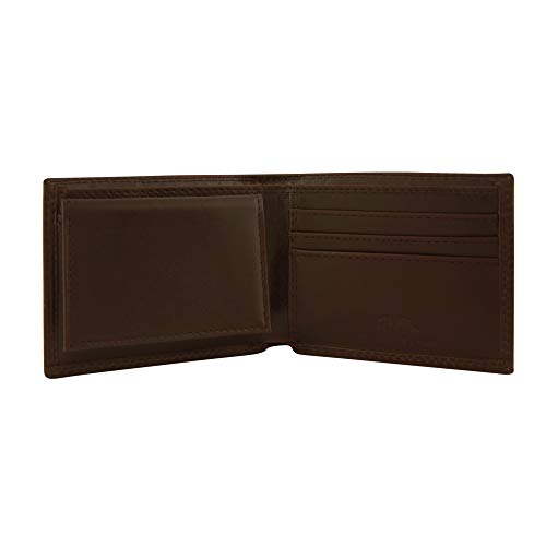 Wrinkle Leather Bifold Wallet - FSU Concho