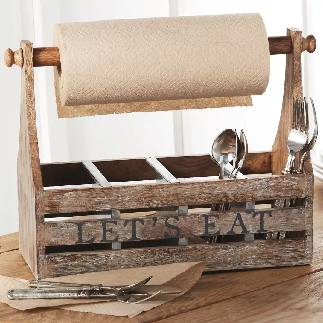 Let's Eat Paper Towel Holder – Dallas Wayne Boot Company