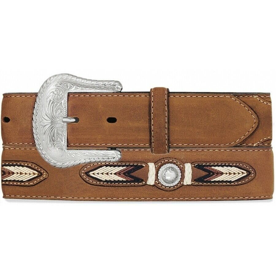Tony Lama Men's Brown Sierra Madre Belt