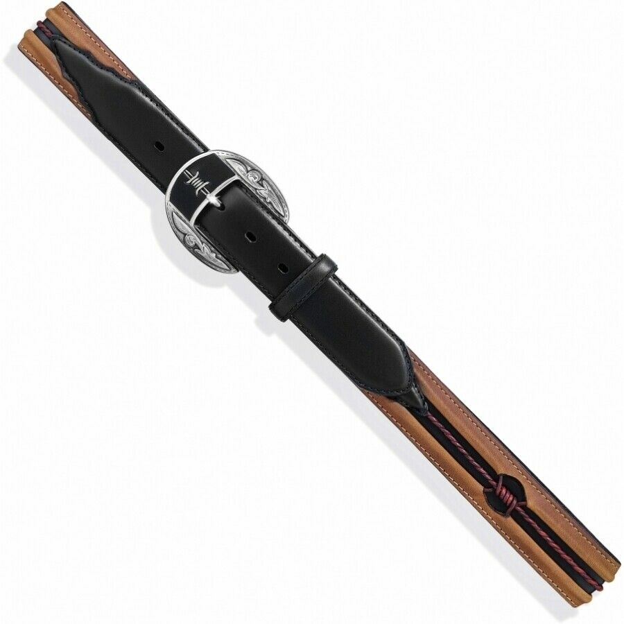Justin Men's Aged Bark Fenced in Belt