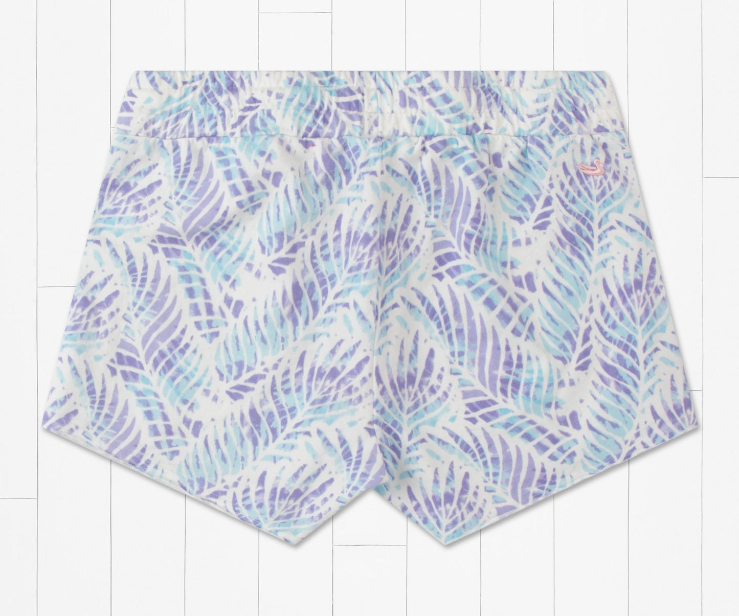 Playa Seawash Terry Shorts Lilac and White