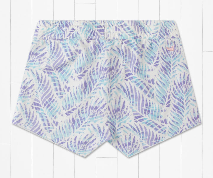 Playa Seawash Terry Shorts Lilac and White