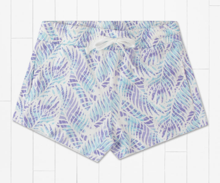 Playa Seawash Terry Shorts Lilac and White