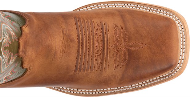 Austin Cognac Sqaure Toe Western