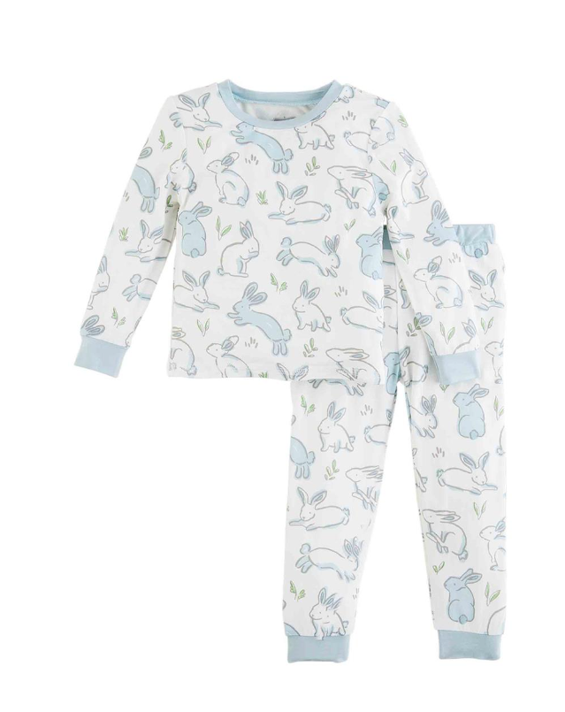 Blue Bunny Pajama Set