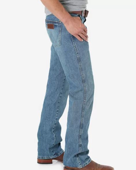 Wrangler Retro Premium Slim Fit Bootcut Jean - Worn