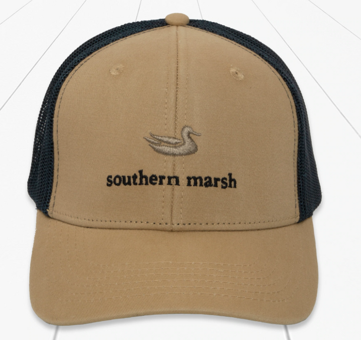 Classic Southern Marsh Trucker Khaki