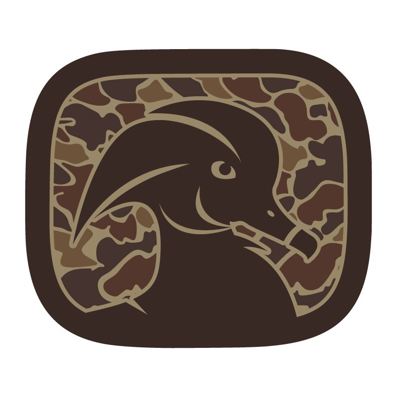 Camo Logo Decal - Brown
