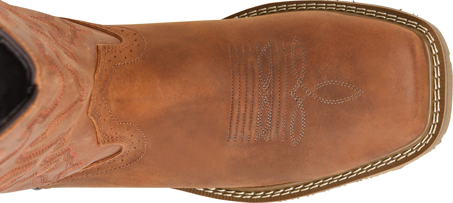 Men’s 10” Wide Square Comp Toe Roper - Jacob Comp Toe