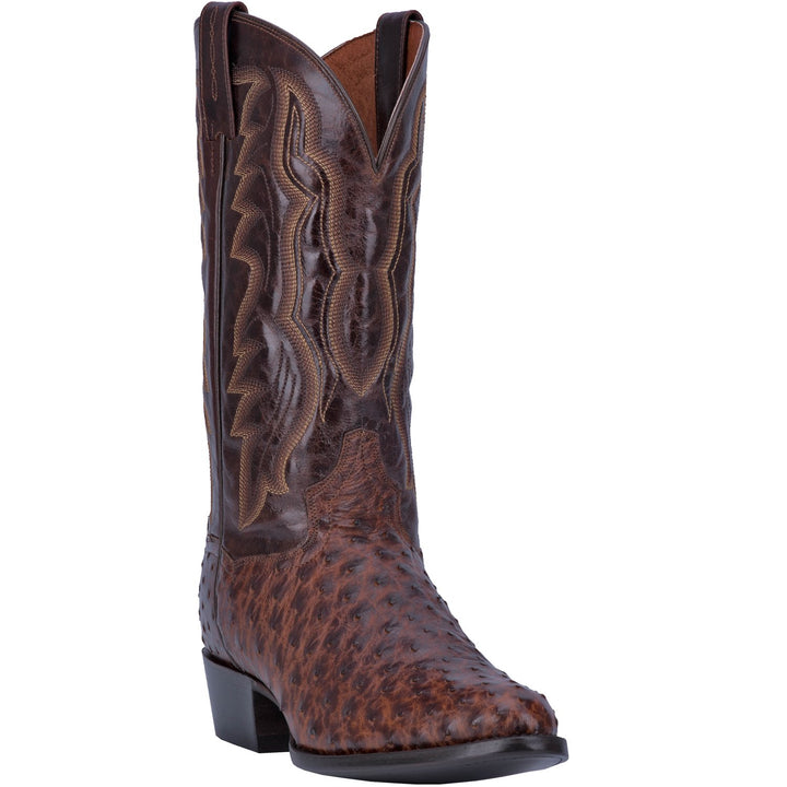 Dan Post Pershing Full Quill Ostrich Boot