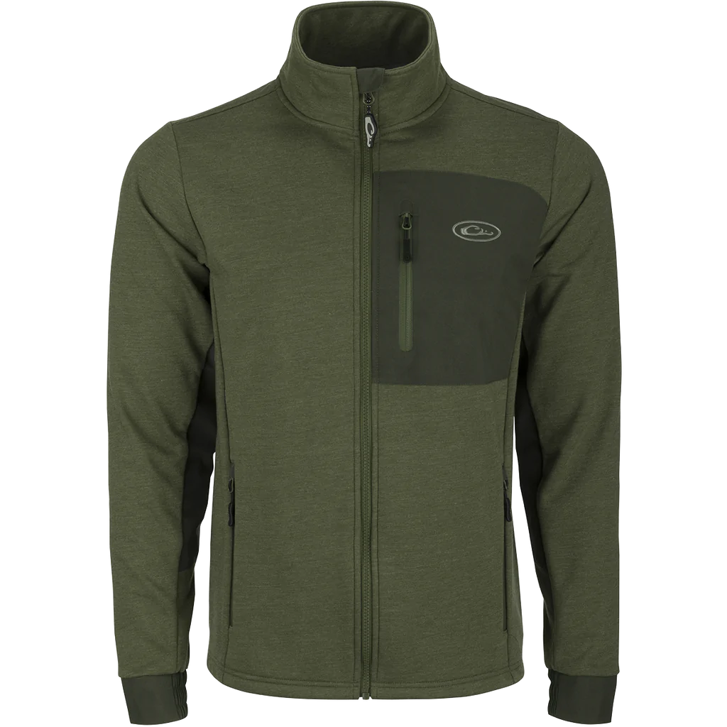 Hybrid Windproof Jacket Loden Heather