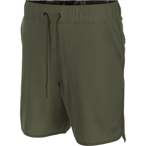 Commando Lined Volley Short - Olive