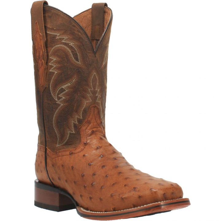 Dan Post Alamosa Bay Apache Ostrich Exotic Cowboy Certified Boots