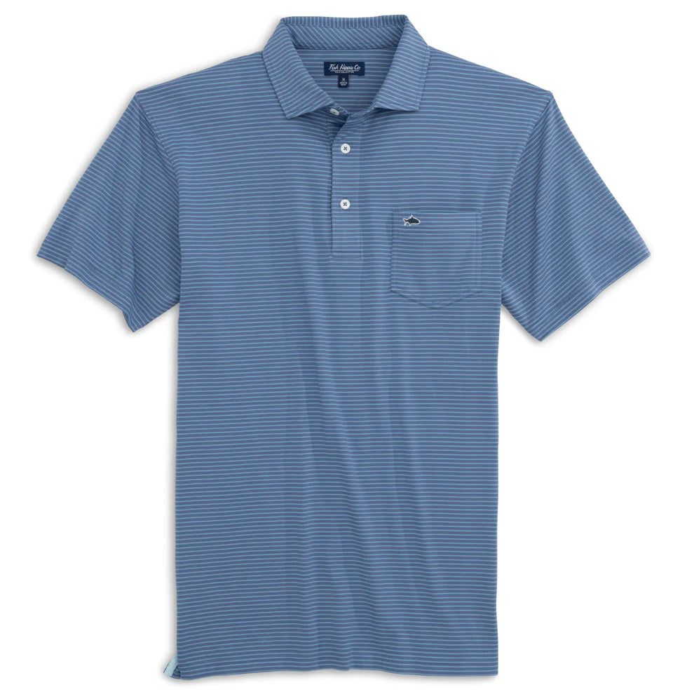 Youth Shellbine Polo - Midnight