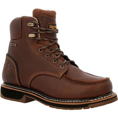 Georgia Boot Amp LT Edge Waterproof Moc - Toe Work Boot display picture 1