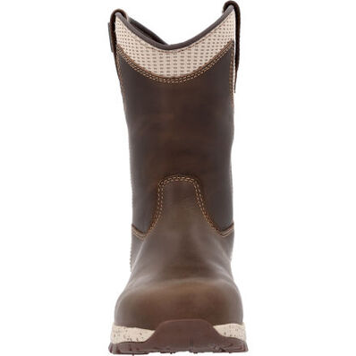 Eagle Trail Women's Pull On Work Boot - Alloy Toe