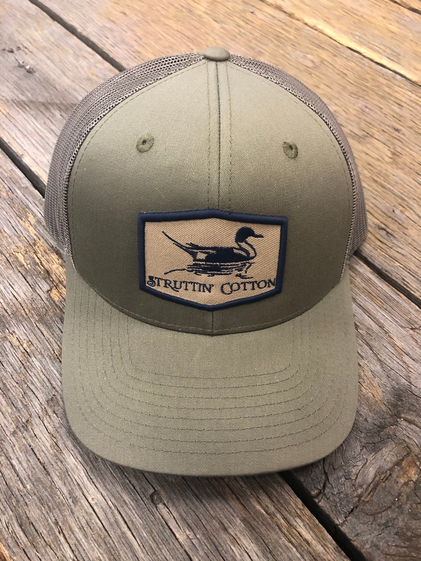 Pintail Patch Snap Back Trucker- Loden