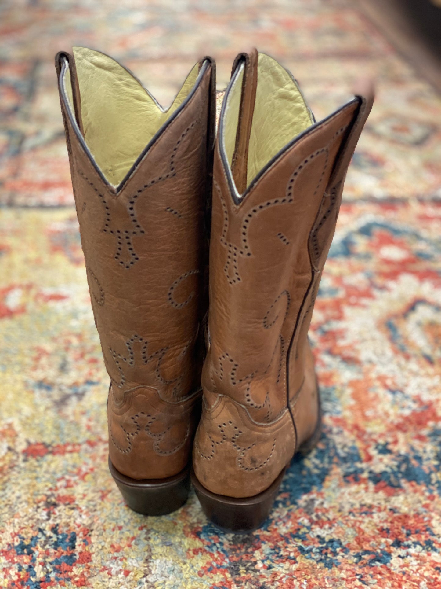 Corral Perforated Leather Western Boot