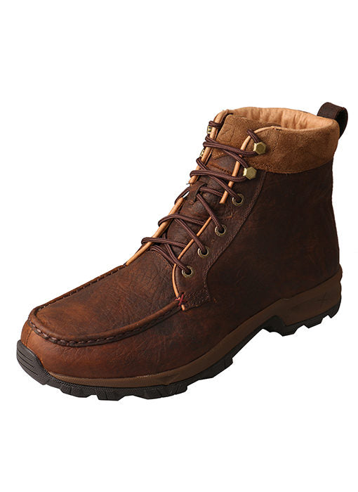Twisted X Men\'s Brown and Dark Brown Moc Toe Boots Twisted X Men main image 2