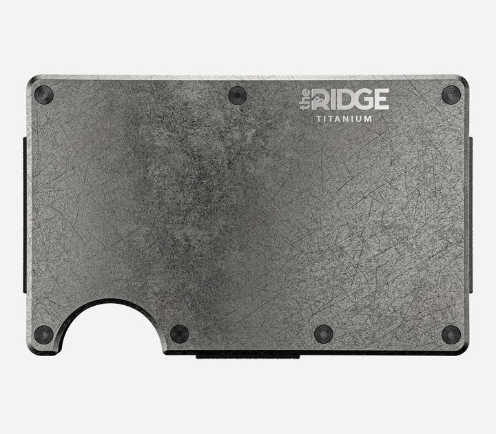 Titanium - Stonewashed - Money Clip