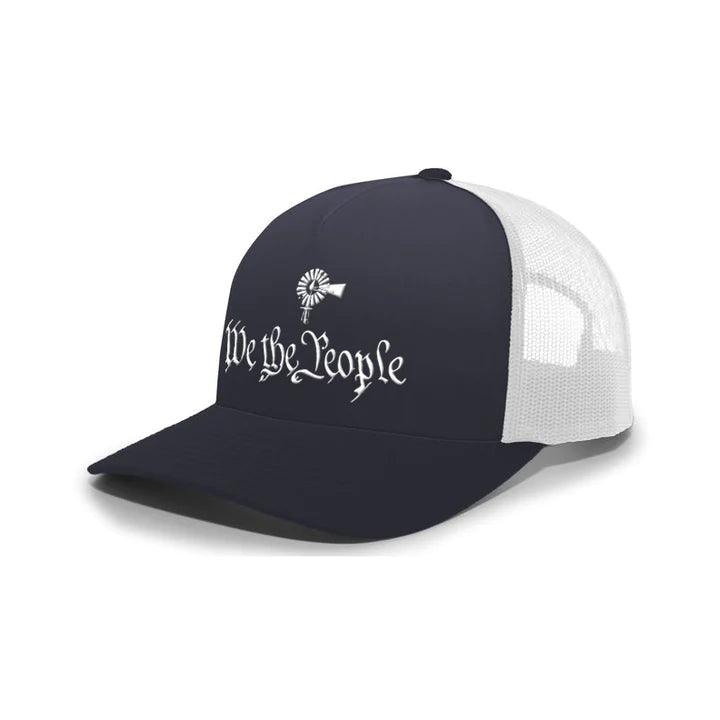 We The People Trucker Hat - Navy/White