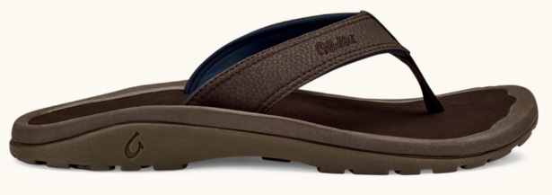 'Ohana Men's Beach Sandal - Dark Wood & Dark Wood