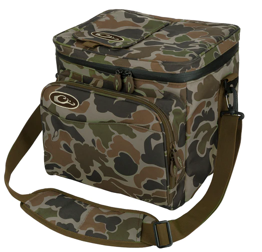 18-Can Soft Sided Insulated Cooler Old School Green